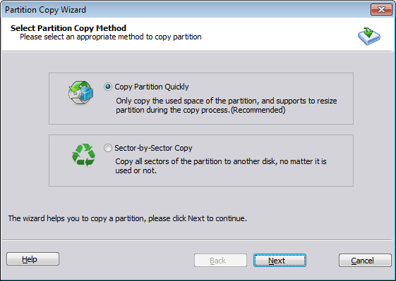 Partition copy wizard pro 5.8