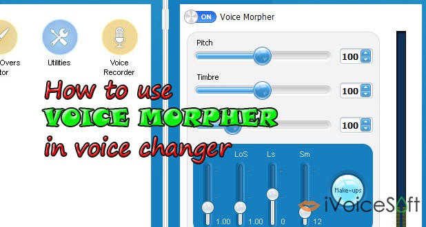 how to use voice morpher in voice changer software