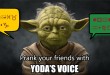 How to speak like Yoda using voice changer