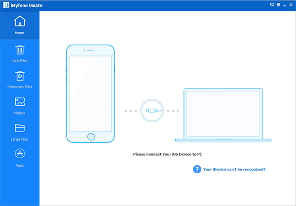 Connect your iOS device to your PC.