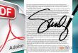 Create digital signature for PDF