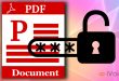 Create password to protect PDF