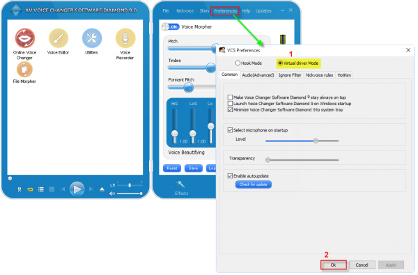 manually install vcs diamond virtual audio driver