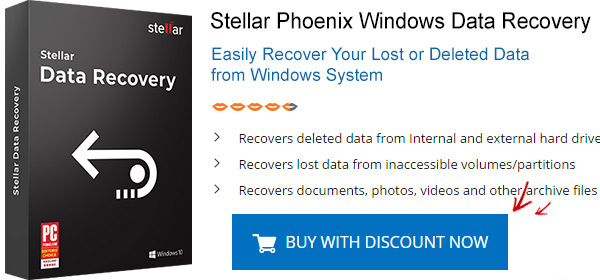 Stellar Phoenix Windows Data Recovery coupon codes