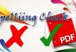 Spelling check in PDF files (PDFElement)