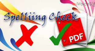 Spelling check in PDF files (PDFElement)