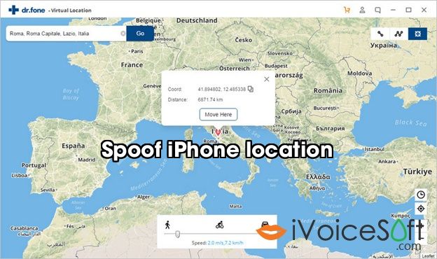   Spoof iPhone location