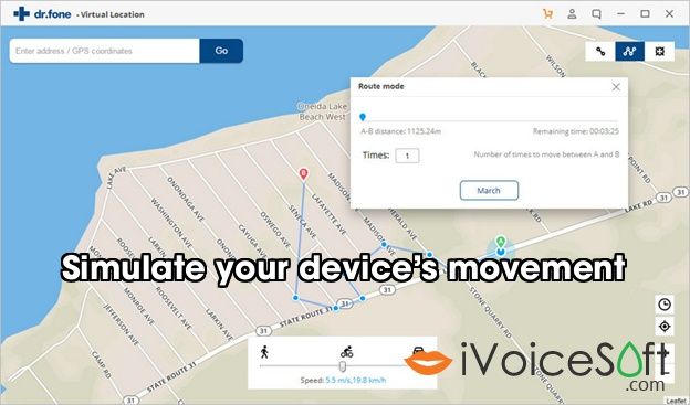    Simulate your device’s movement