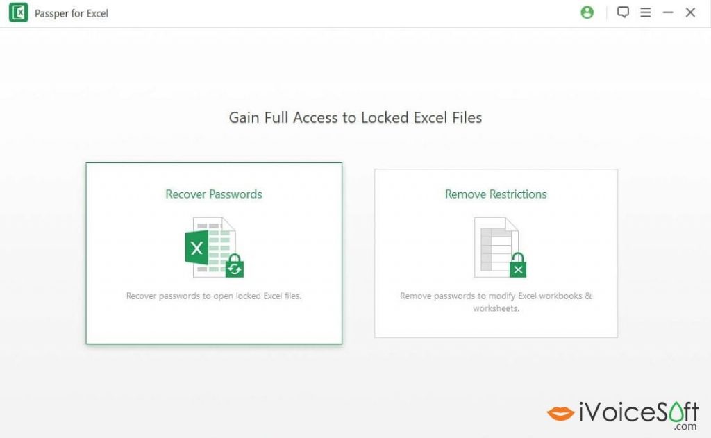 Recover Passwords for Excel File