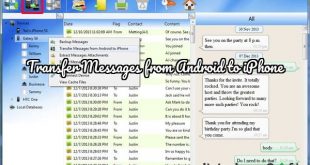 Transfer Messages from Android to iPhone