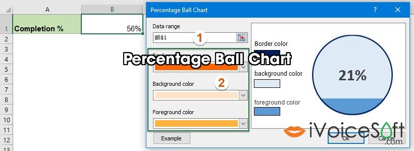 Percentage Ball Chart