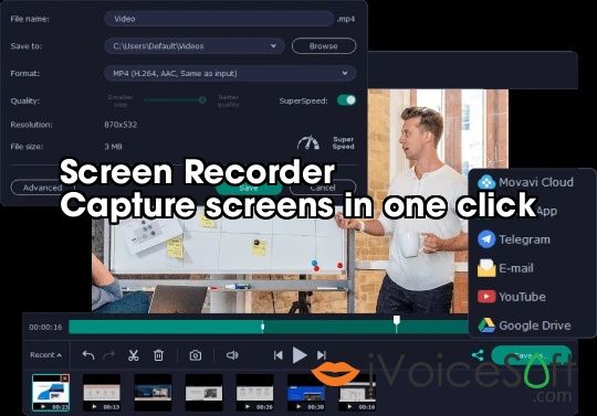 Screen Recorder Capture screens in one click