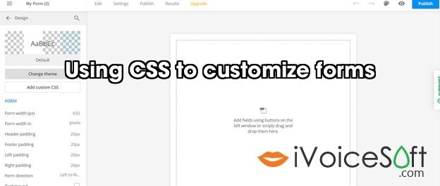 Using CSS to customize forms