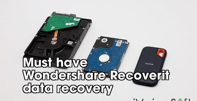 Must have  Wondershare Recoverit  data recovery