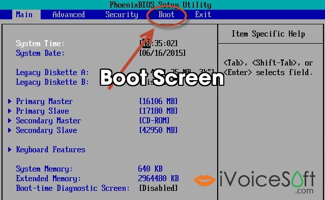 Boot Screen