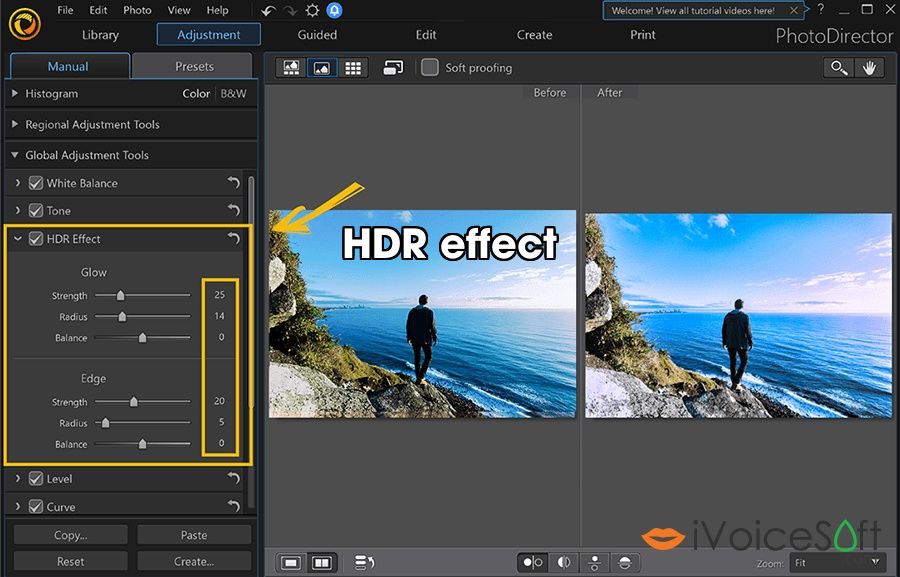 HDR effect