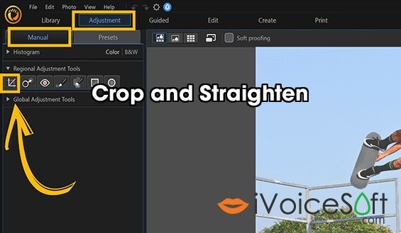 Crop and Straighten
