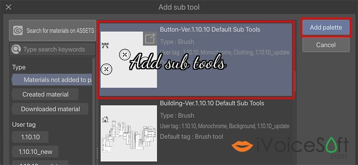 Add sub tools
