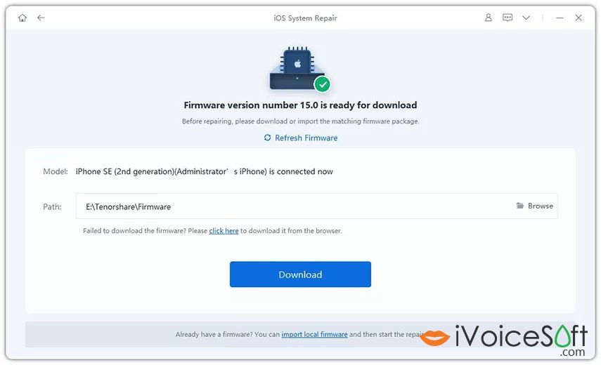download the latest firmware package