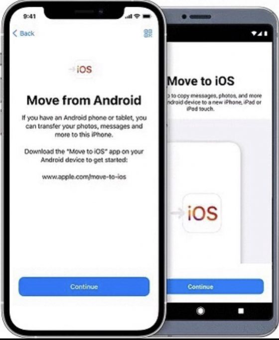 transfer data from your Android to your iPhone 15 series device using Move to iOS: