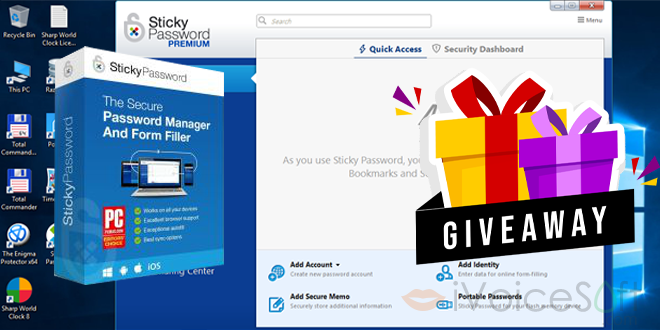 Giveaway: Sticky Password Premium (Window & Mac) – Free Download.