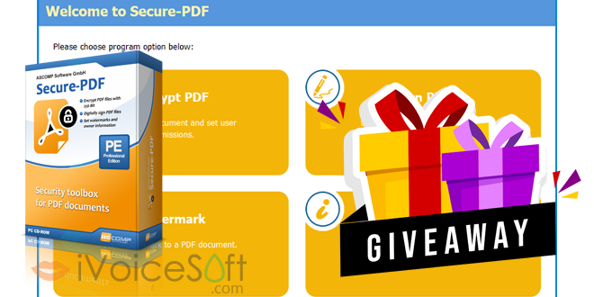 Giveaway: Secure-PDF Professional Edition - Free Download