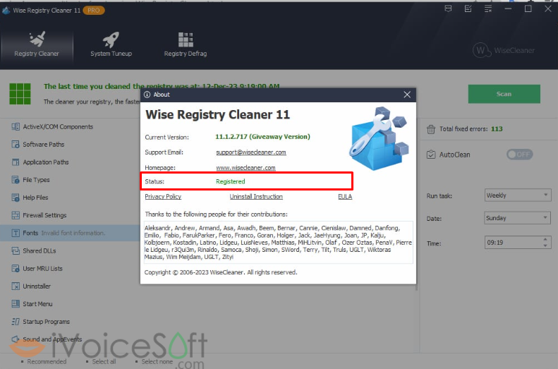 Giveaway: Wise Registry Cleaner Pro - Free Download