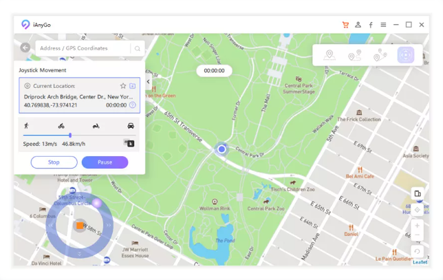Scroll the mouse to zoom in on the map for clearer navigation.